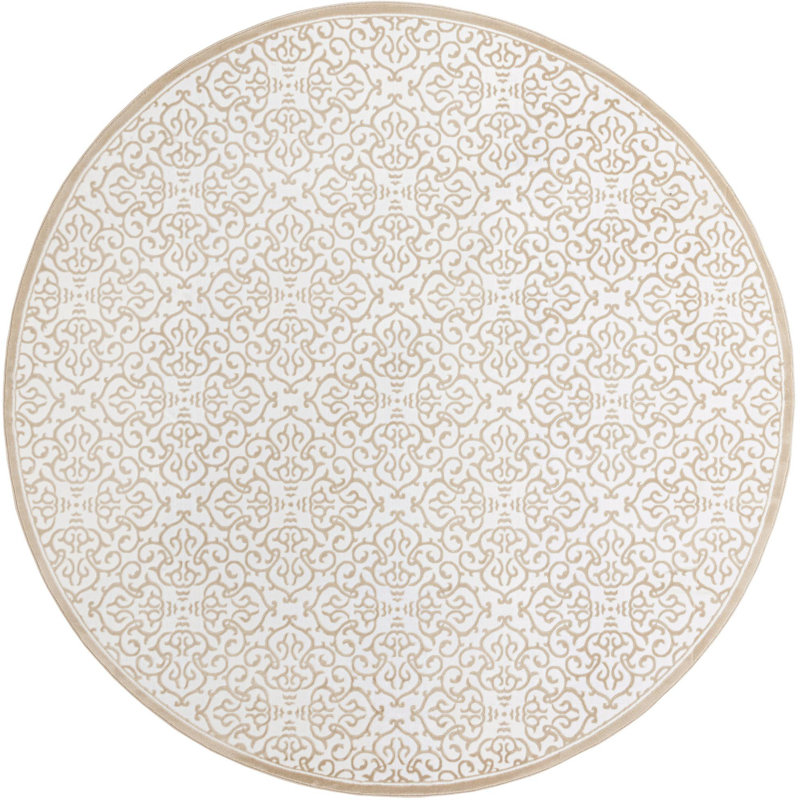 Whitting Abstract Indoor Rug, Round 10'8"