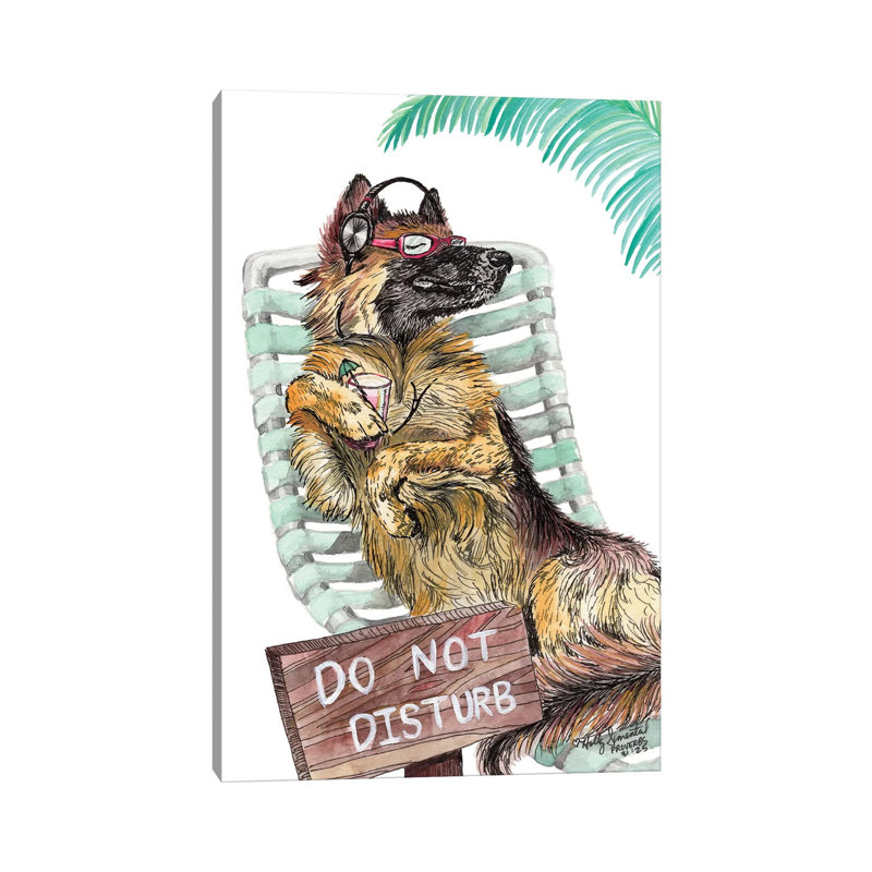 Lounge In The Sun by Holly Simental - Wrapped Canvas Print, 101.6 cm H x 66.04 cm W x 1.91 cm D