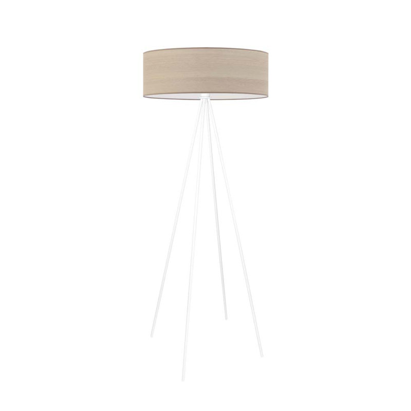 Broderick 157cm Novelty Floor Lamp, Beige, White