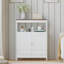 Armoire de salle de bain autoportante avec tablette réglable