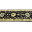Tapis noir en laine nouvel âge 2 pi 7 po x 9 pi 11 po One-of-a-Kind