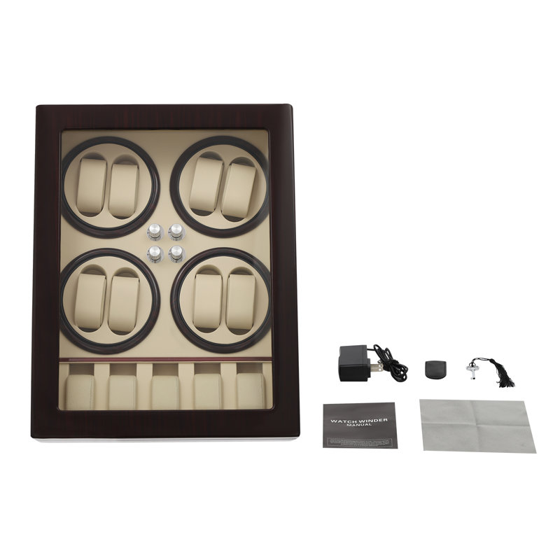 Remontoir 8 + 5 pour montres automatiques, Noir + beige