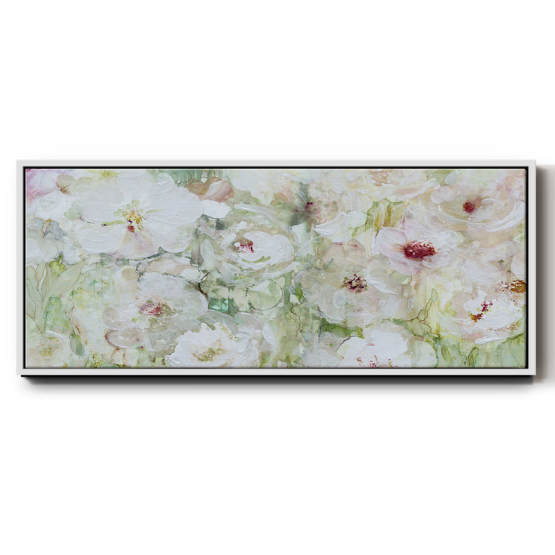 Jardin Blanc- Framed Canvas