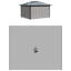 Pavillon de jardin en polyester gris clair pour espace extérieur avec structure en métal, intimité extérieure, rideaux à fermeture à glissière
