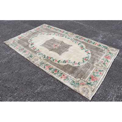 Antique Turkish Handmade Area Rug Of High Quality For Your Salon Or Any Room In Your Home Bringing An Elegant Vintage Touch