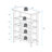 Mohad 18 - Bottle Solid Wood Wine Bottle Rack in Black and Brown