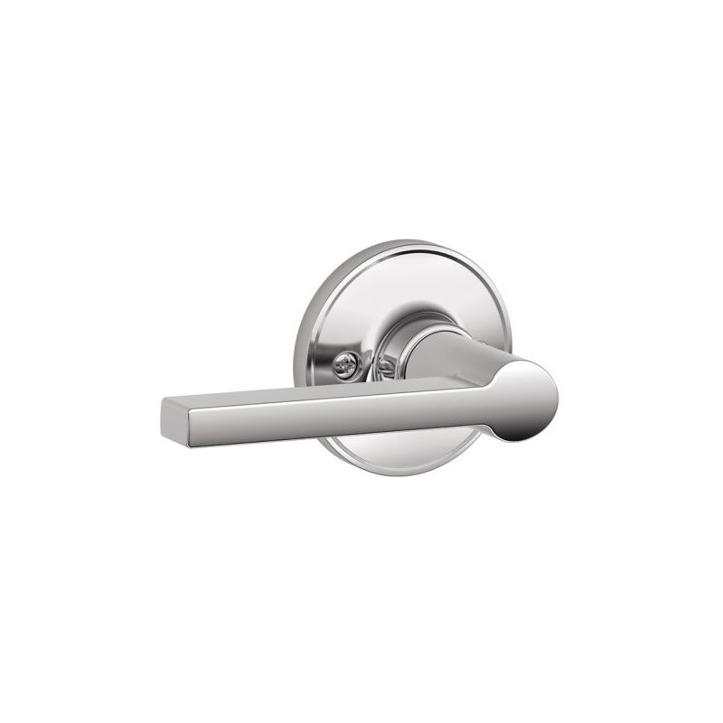 Solstice Lever Non-Turning Lock, Bright Chrome