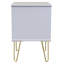 Fully Assembled Alkim Manufactured Wood Bedside Table-75768269