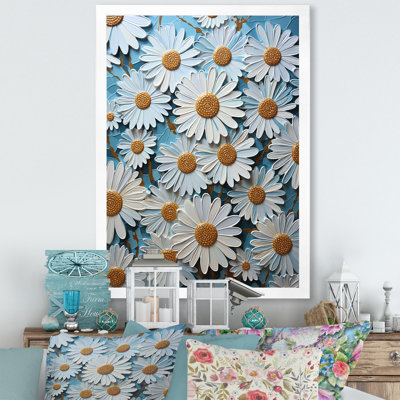 " White Daisy Meadow Elegance IV "
