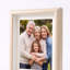 Cadre photo en bois naturel de style côtier avec passe-partout blanc, cadre de table, 3,5 x 5 à 8 x 10, 5 tailles-475430495