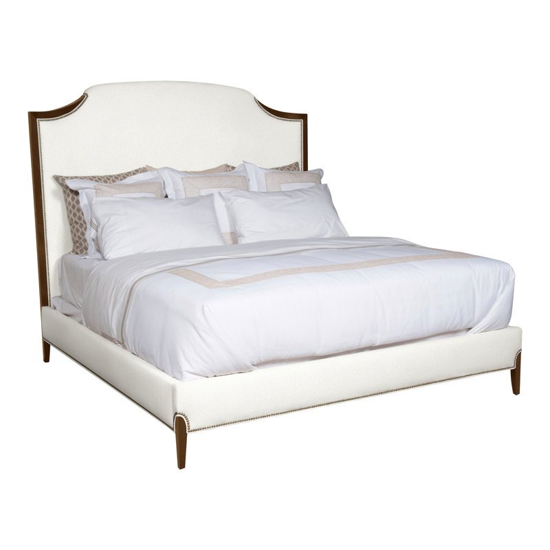 Lillet Upholstered Bed, Casa Blanca, Kempsey Sheepskin, Yes