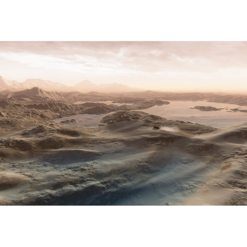 Martian Lakes by Gremlin - Wrapped Canvas Print, 20cm H x 30cm W x 3.8cm D
