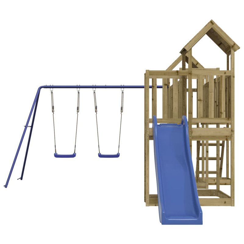 Dowdle Freeport Park Swing Set Swing(s), Impregnated Wood Pine