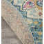 9' X 12' Ivory Floral Power Loom Area Rug