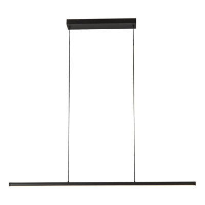 Drift 45-in Black dimmable LED Linear Pendant