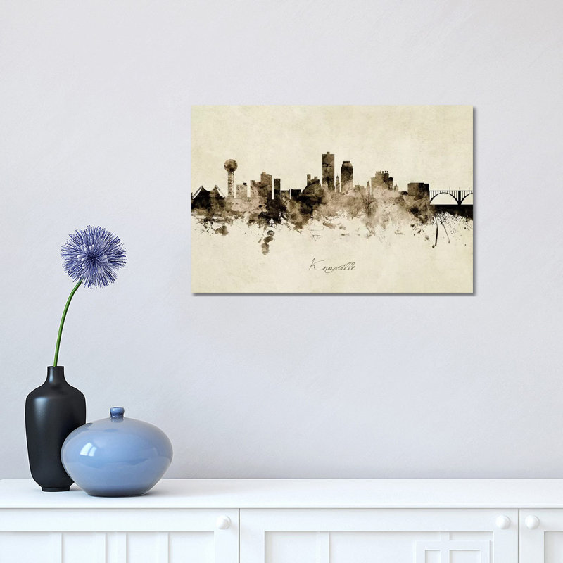 Knoxville Tennessee Skyline by Michael Tompsett - Wrapped Canvas Gallery-Wrapped Canvas Giclée, 30.48cm H x 45.72cm W