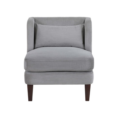 Modern Dark Gray Accent Chair