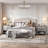  Modern 26.7''w 2-drawer Nightstand With Charging Station And Open Shelf-1676909089