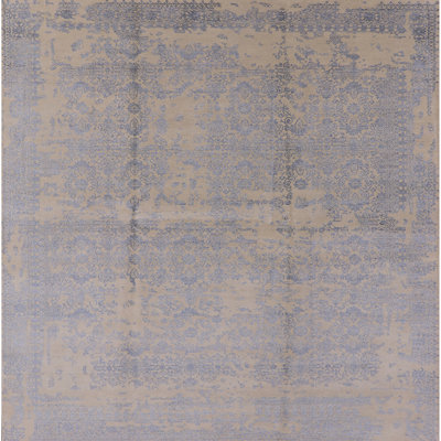 Tapis oriental bleu / beige