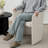 18.5" Seat Height Upholstered Fabric Dining Armchair-1146024013