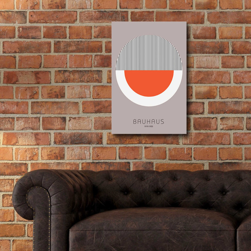 Bauhaus 9 par - impression sans cadre, L 16 po x H 24 po
