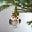 Wool Felt Owl With Tree Hat Ornament