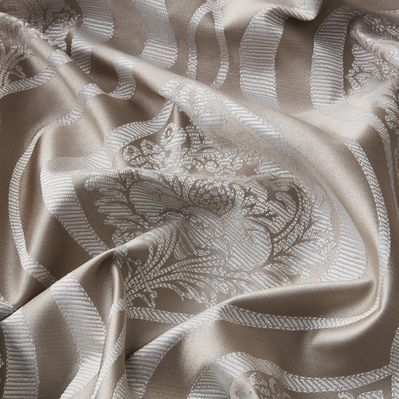 Petrie Curtain Single Panel, Taupe