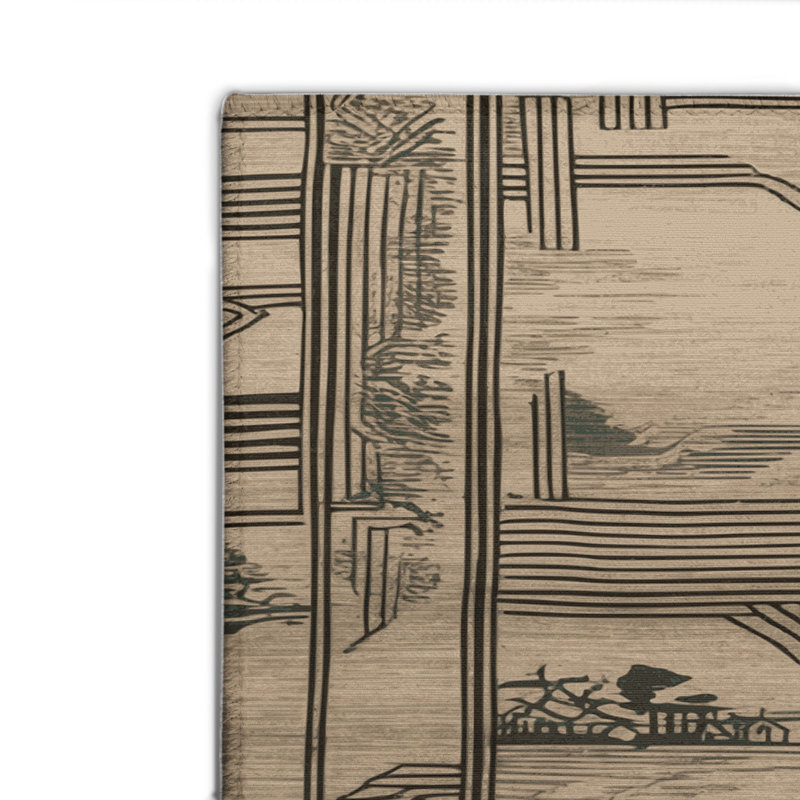 Tapis intérieur et extérieur ArtDeco, Rectangle 4pi x 6 pi