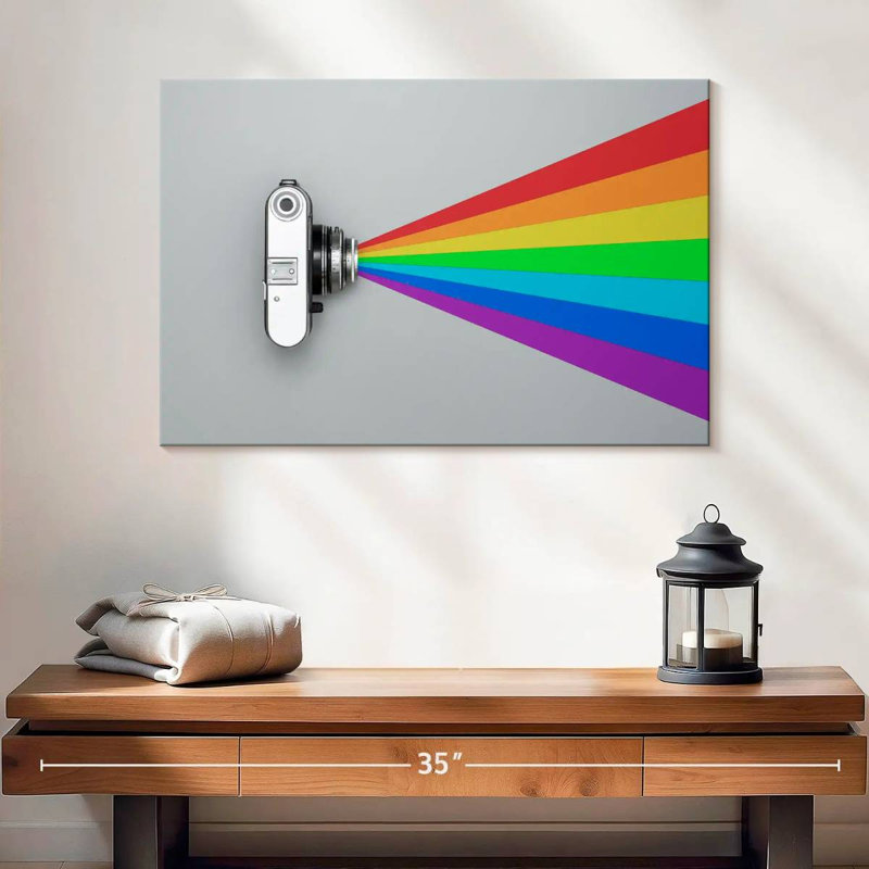 Flash appareil photo Senne Rainbow, H 20 po x l 30 po