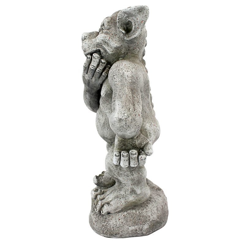 Plato the Ponderer Gargoyle Imp Statue