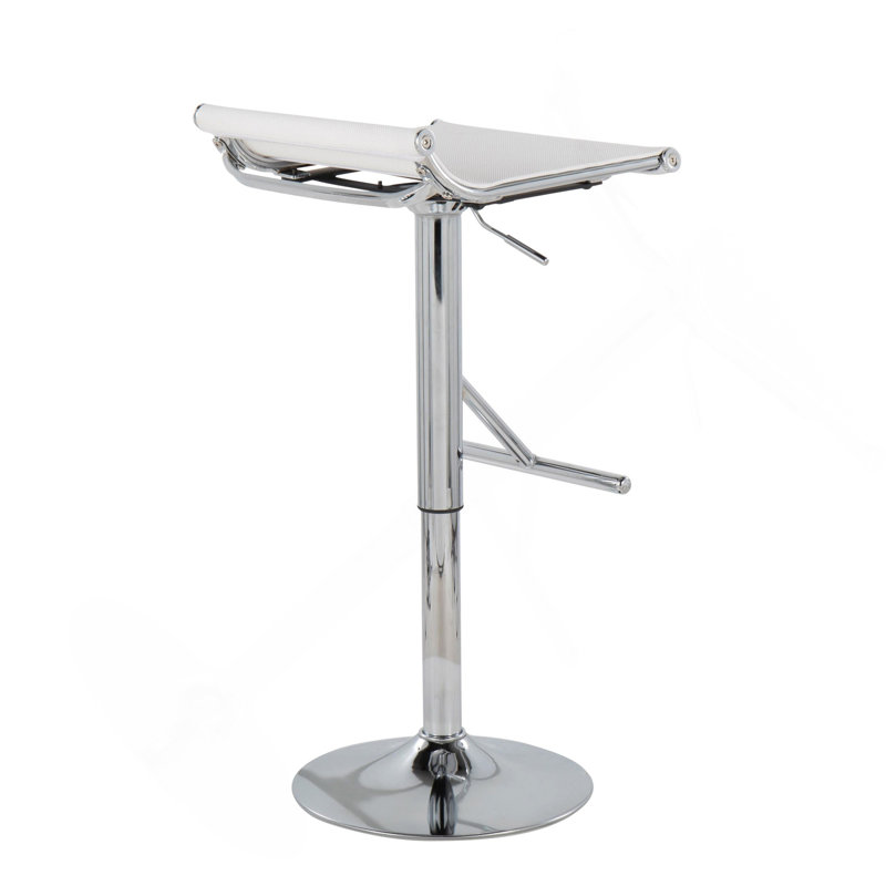 Tabouret de bar Mirage Ale, Blanc / Blanc