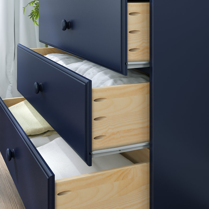 Commode 3 tiroirs Adrundhati, Bleu