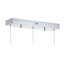 Luminaire suspendu à cône en grappe 3 lumières Mcginty