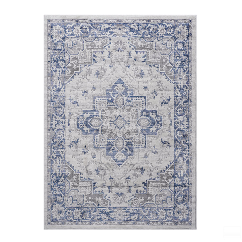 6X9 Oriental Area Rug, Rectangle 6'7" x 7'9"