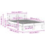 Bed Frame With Headboard Solid Wood Pine-1574490359-1574490357