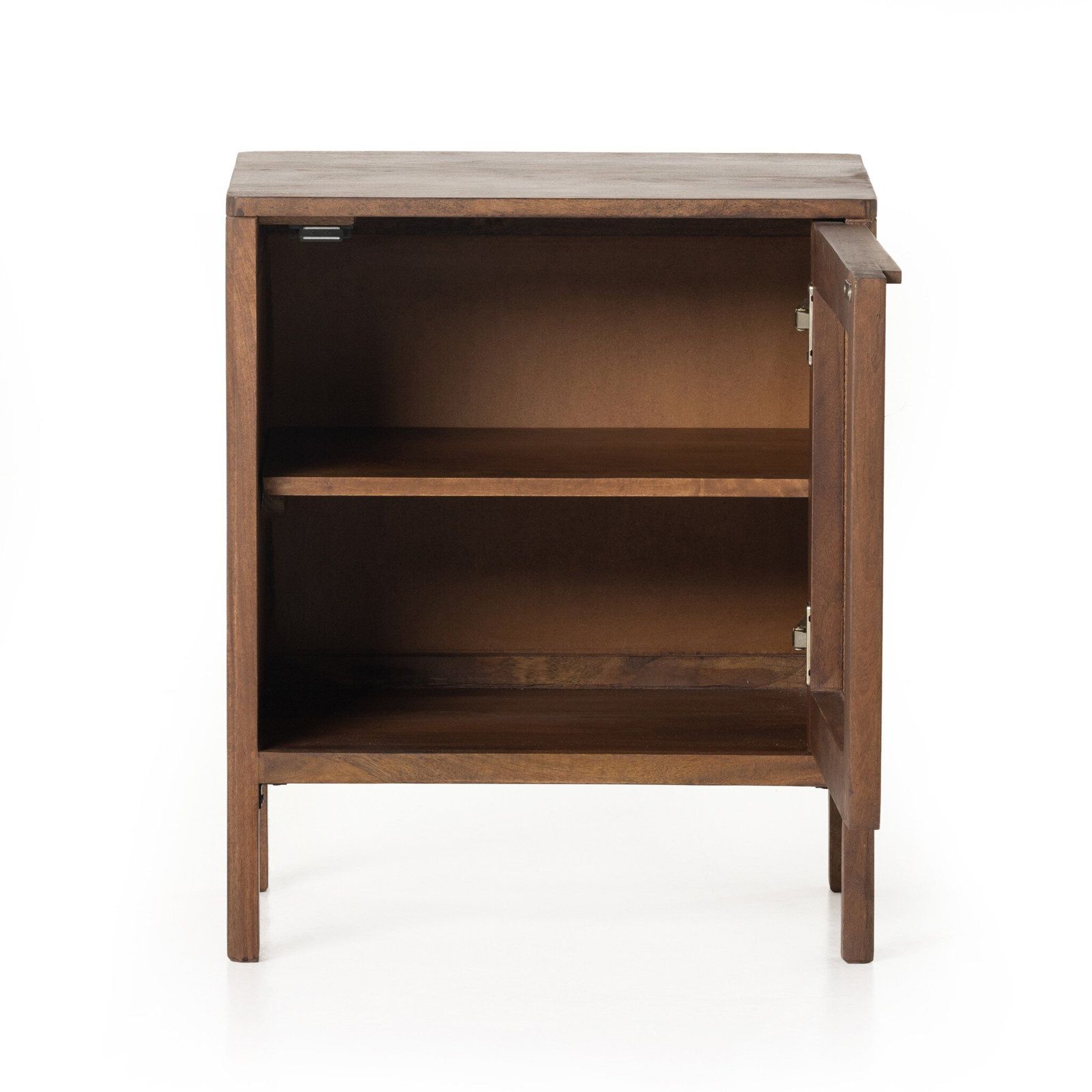 Nellie Cane Nightstand, Right, Brown