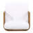 Club Chair For Outdoor Balcony - Stylish Design With Water- Cushions & Legs Seat Modern Flair Wood Frame