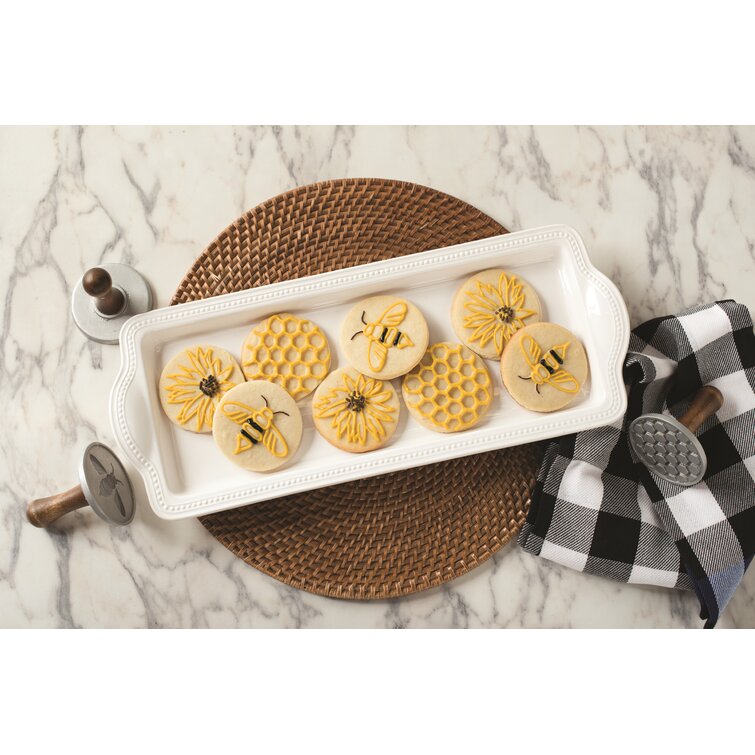 Nordic Ware Pretty Pleated Cookie Stamps, Set of 3