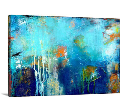 Gnadenhutten House Of Blues by Erin Ashley - Unframed Print on Canvas