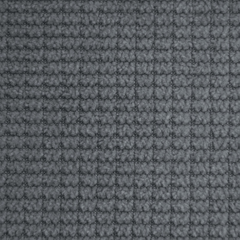 Lit simple avec 12 supports et tête de lit réglable en lin gris doux, Gris