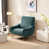 Bleu / vert chenille