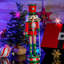Casse-noisette de Noël en bois à la menthe poivrée