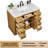 42'' Single Bathroom Vanity with Drawer, Shelf, Outlet, and Engineered Marble Top-70208316-70208319