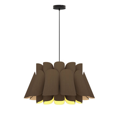 Luminaire suspendu noir 1 lumière Federica
