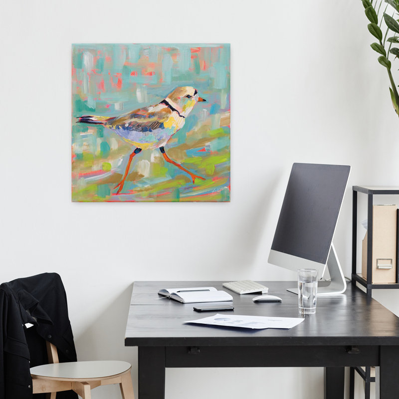 Pluvier côtier, oiseau, art côtier, H 18 po x l 18 po