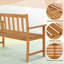 Banc de jardin en bois Cahangir