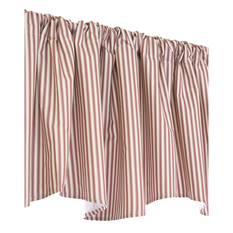 Teri 60" Window Valance, Burgundy