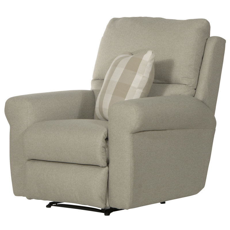 Aneeta Glider Recliner, Manual, Beige Polyester