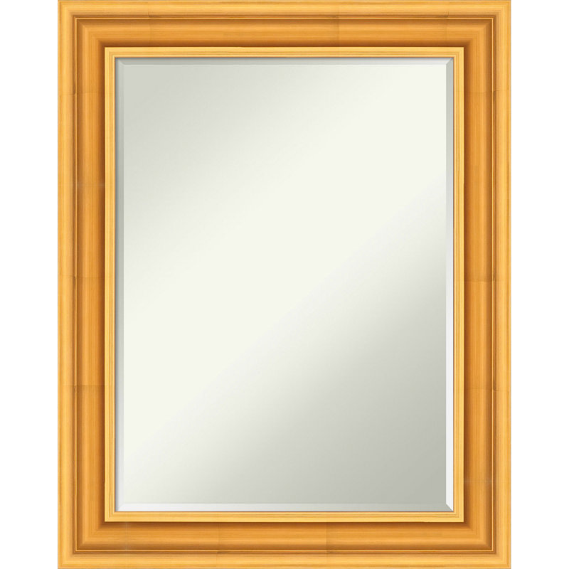 Miroir mural de salle de bain Sierra, Doré