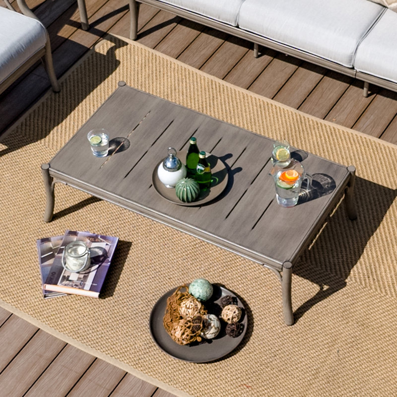 Lamando 5 Piece Aluminum Sofa Seating Group With Cushions